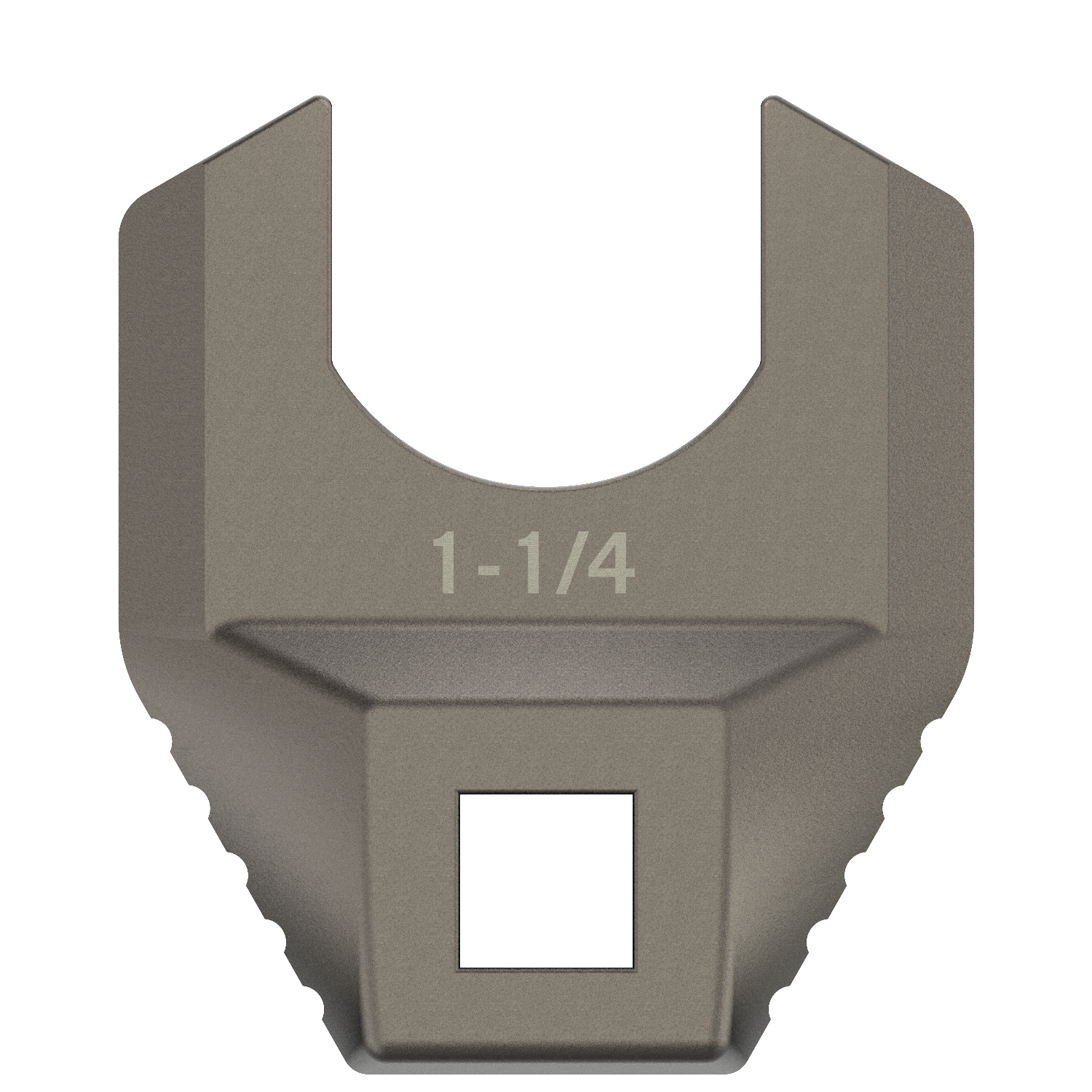 Real Avid AVMF114BNW Master -Fit Barrell Nut Wrench 1 1/4" Titanium Titanium/Stainless Steel AR-Platform Free-Float Handle