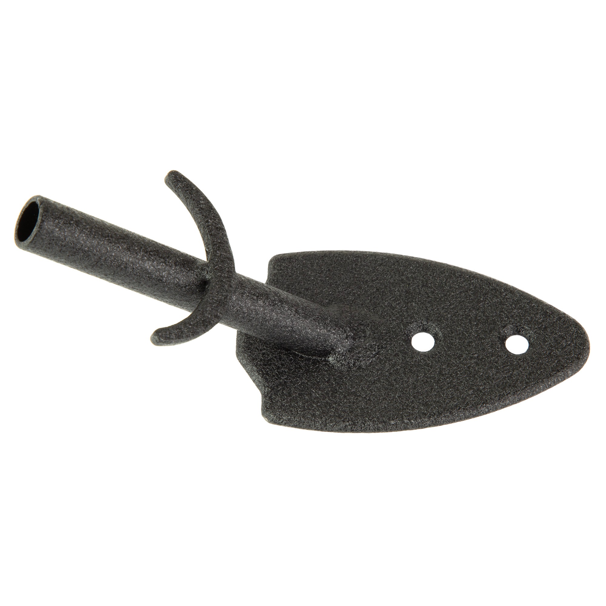 SKULL HOOKER FLUSH WALL MOUNT BLK