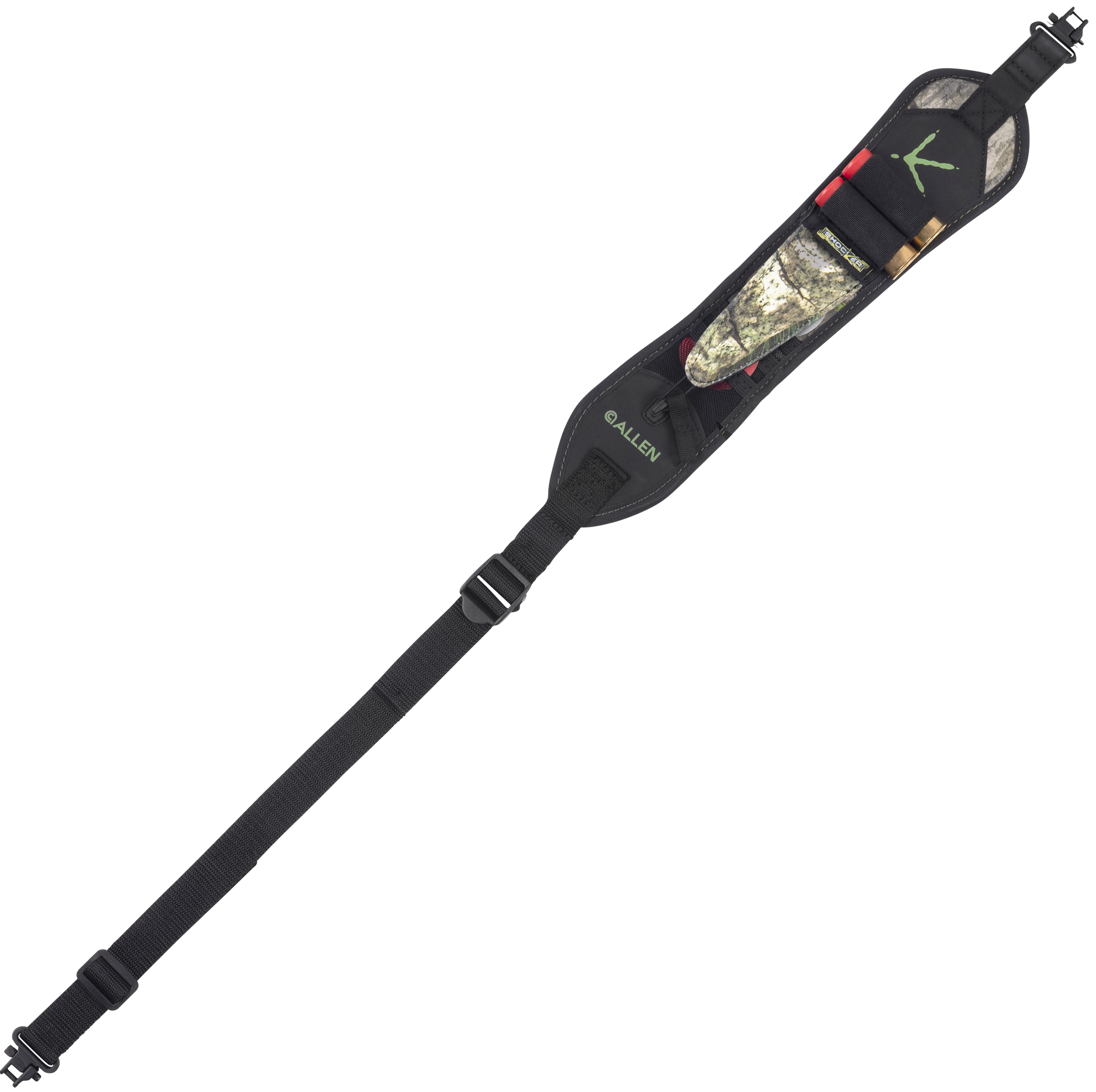Shocker 8686 Hypa-Lite Turkey Hunting Sling Mossy Oak Obsession Hypalon & Foam 35" OAL Adjustable Shotgun