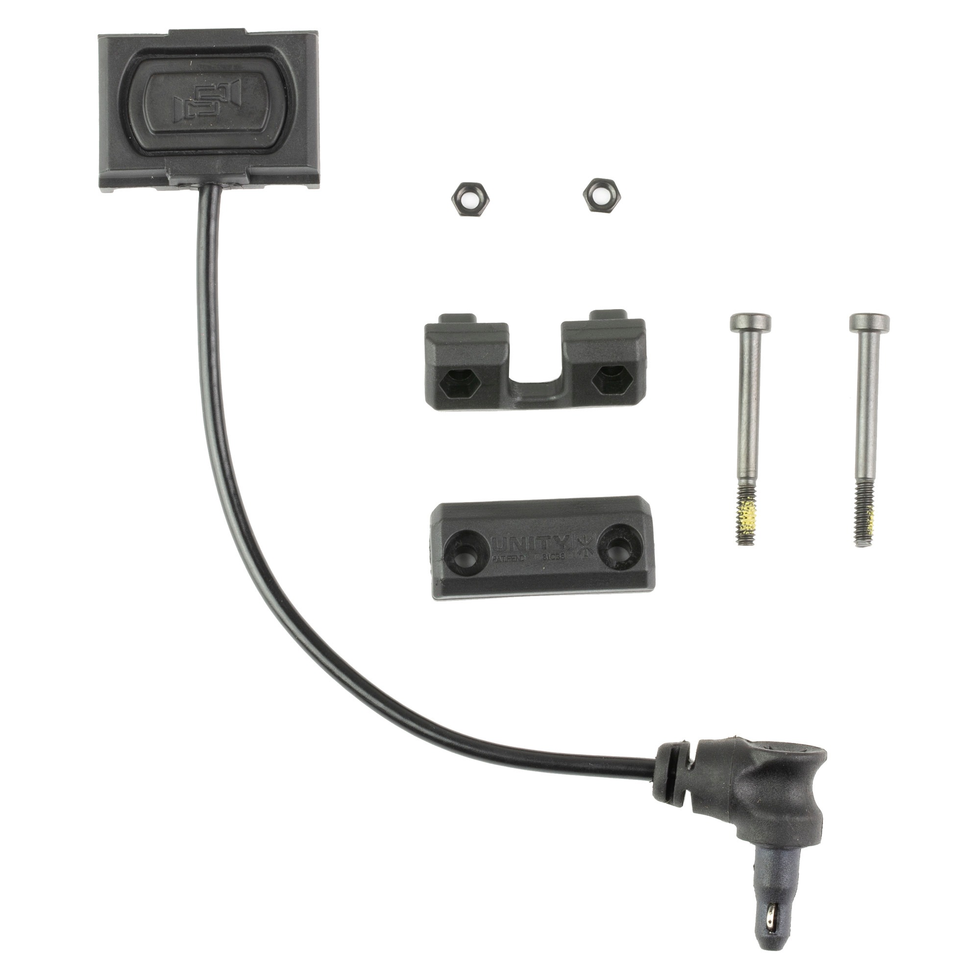 UNITY MODBUTTON LT CRN LSR 4.5" BLK