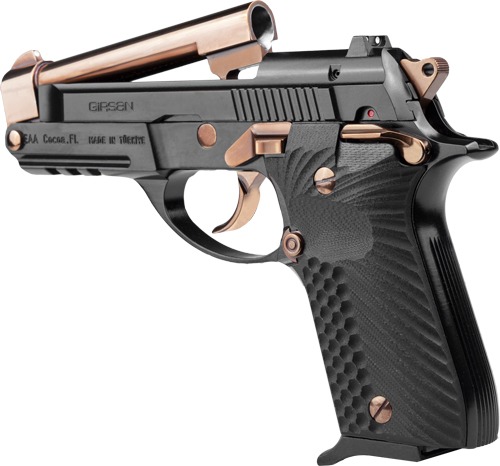 GIRSAN MC14T COLORWAY 380ACP G10 13RDS ROSE GOLD/GLOSS BLK