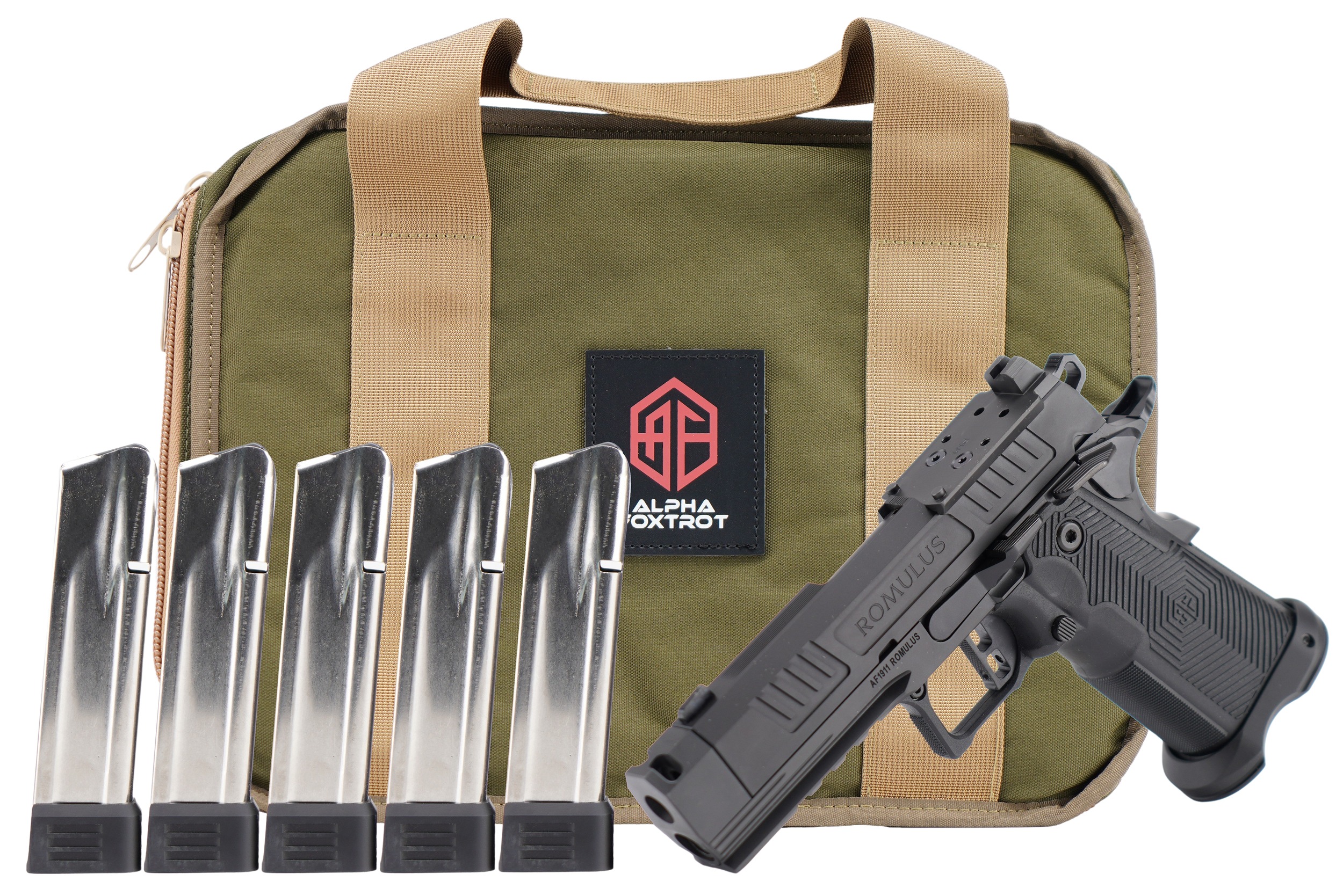 Alpha Foxtrot AF1911 Romulus Compact 9mm 3.5" 20rd Compensated Pistol
