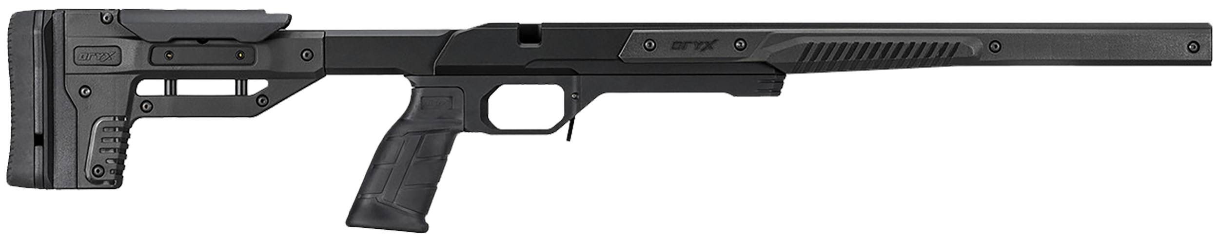 Mdt Sporting Goods Inc 106018BLK Oryx Sportsman Black Aluminum Remington 700/ Short Action 32.25"