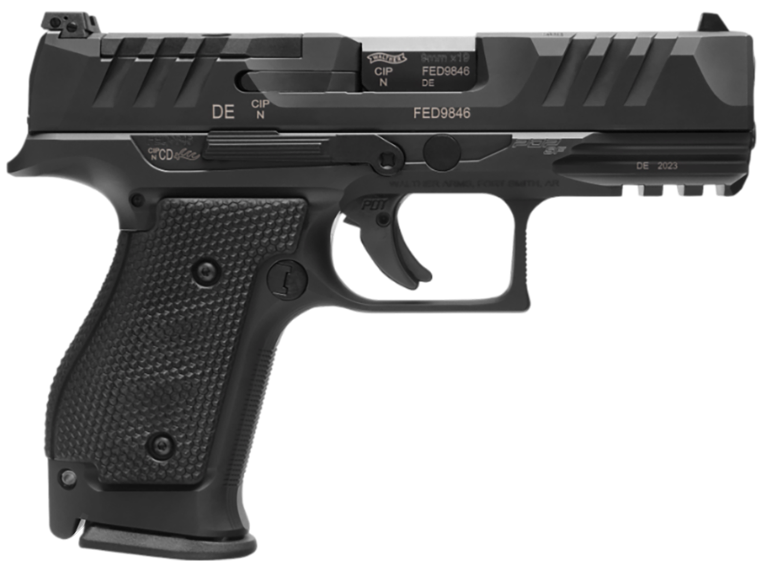 Walther Arms 2880016 PDP SF Compact Frame 9mm Luger 10+1