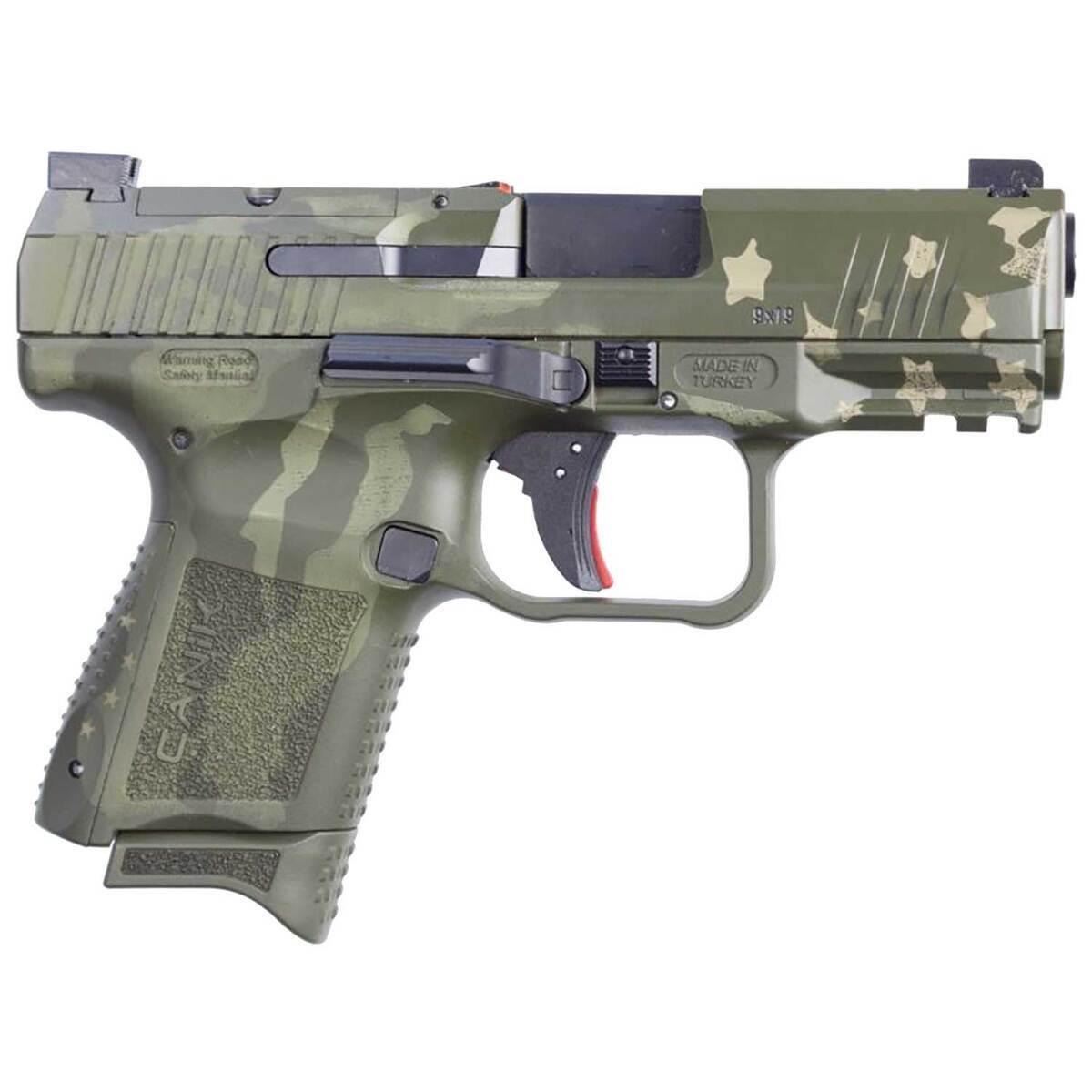 Canik TP9 Elite SC 9mm Luger 12rd Magazine 3.5" Barrel We the People Green w/Full Kit - BLEMISHED