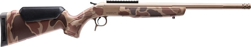 CVA Scout TD 450 Bushmaster 22" FDE Duck Camo Rifle