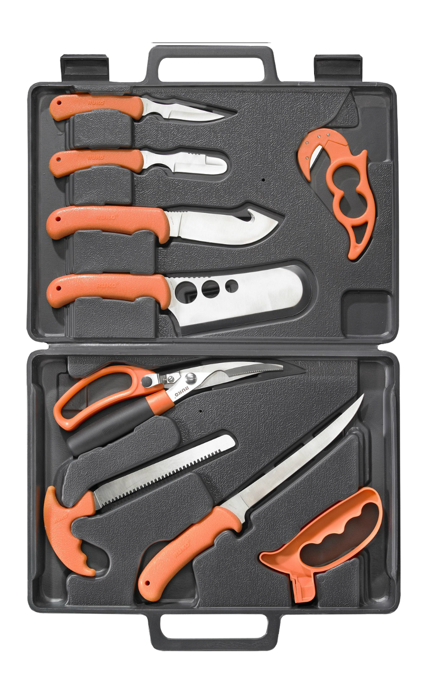 Ruko Wild For Game 11 Piece Game Processing Set Orange