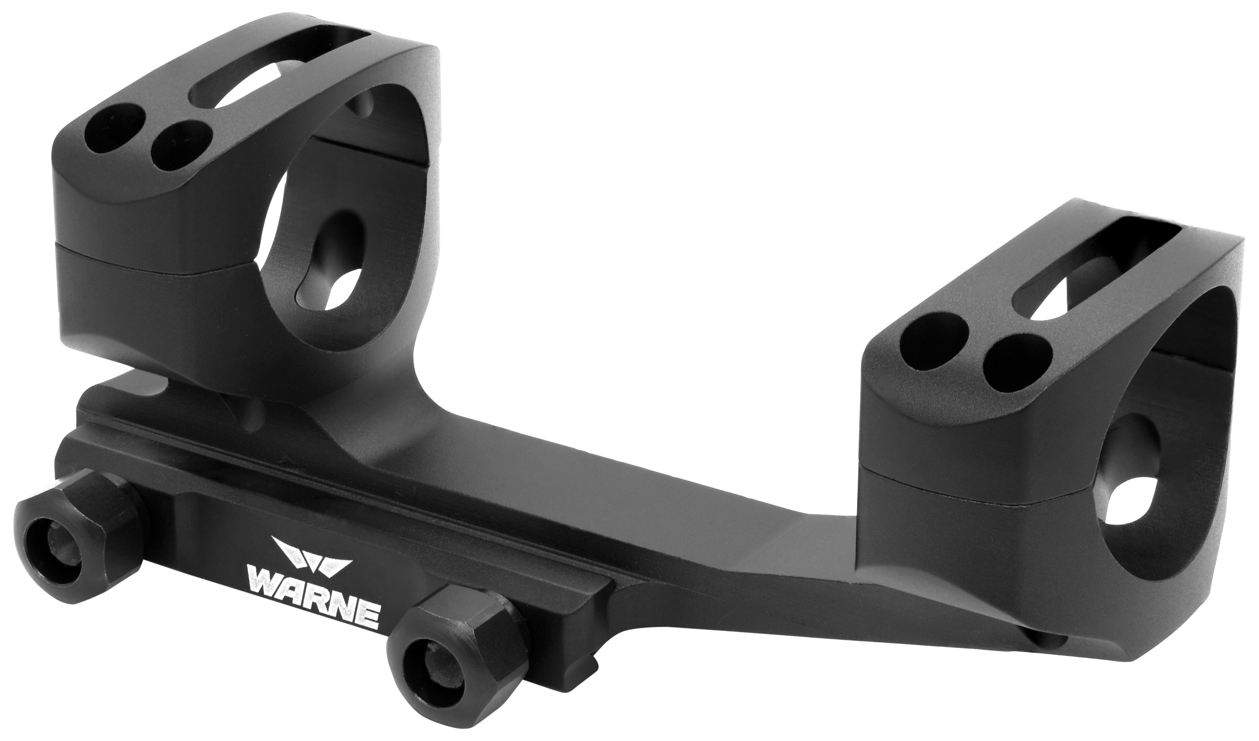 Warne XSKEL30TW X-SKEL Scope Mount/Ring Combo Black Anodized 30mm