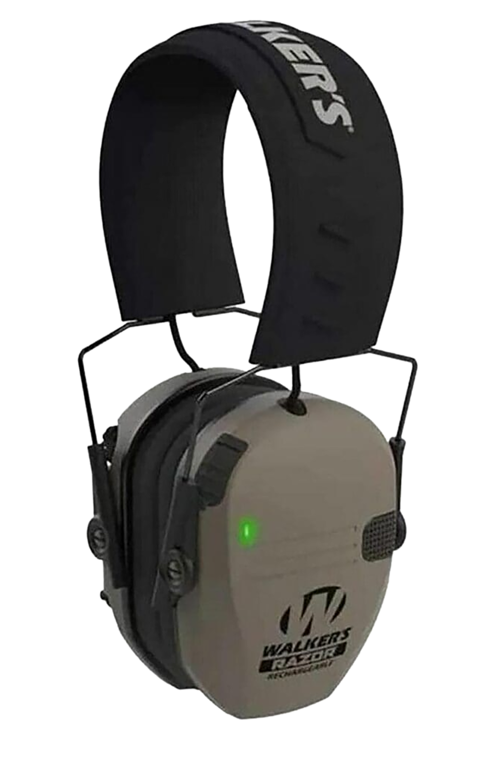 Walker's GWPRSEMRCFDE Razor Rechargeable Electronic Muff 21 dB Over the Head Flat Dark Earth/Black Polymer