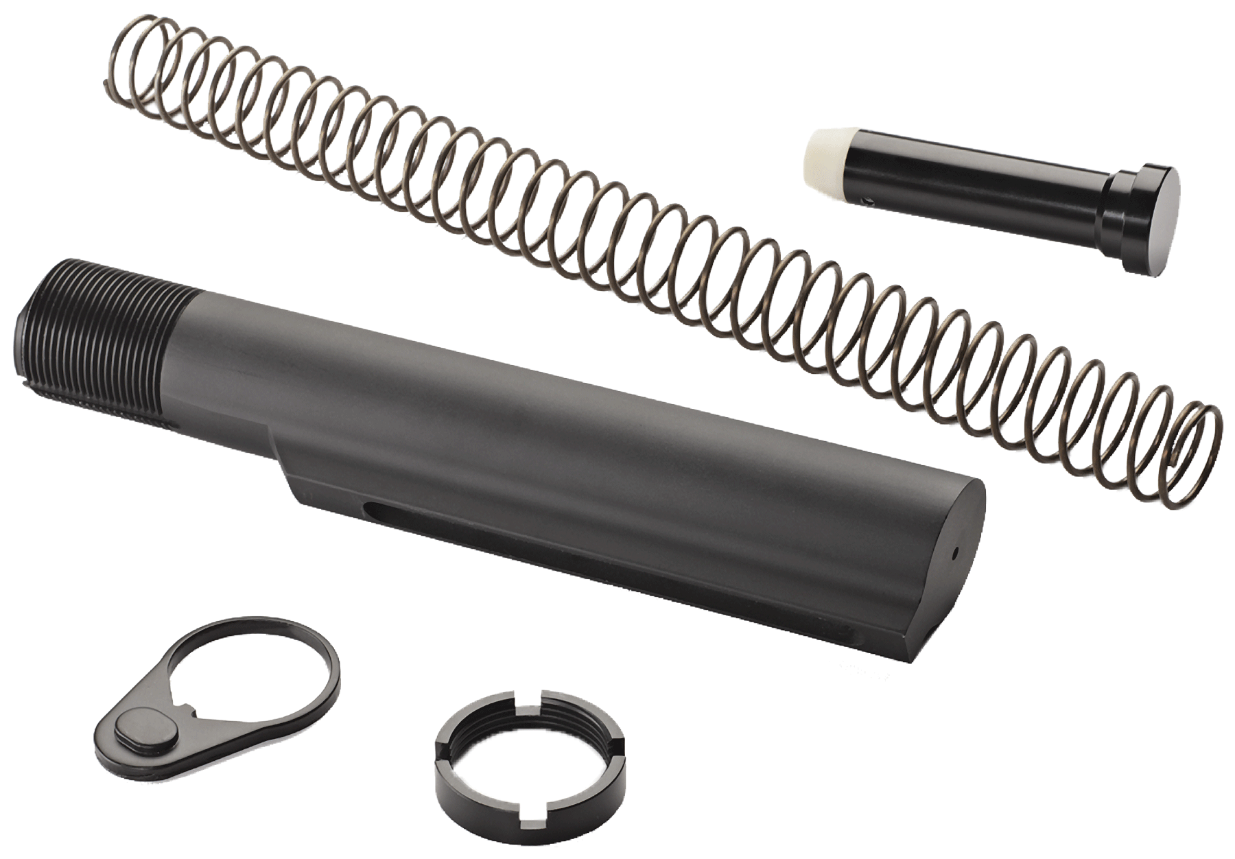 Advanced Technology A5102240 Military Buffer Tube Assembly AR-15 Black Anodized Aluminum