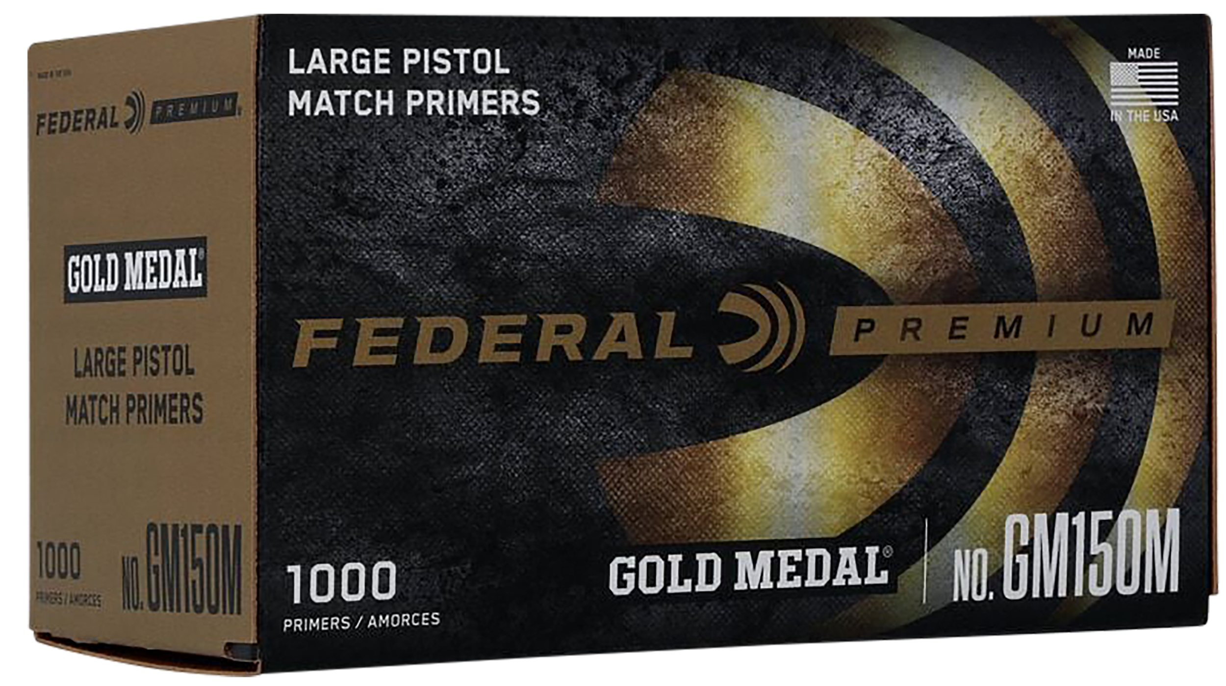 Federal GM150M Gold Medal Premium Multi Caliber Handgun 1000 Per Box/5 Case