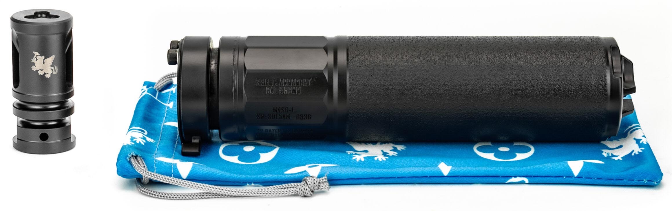GRIFFIN SUPPRESSOR M4SD L TUBELESS 22CAL BLK