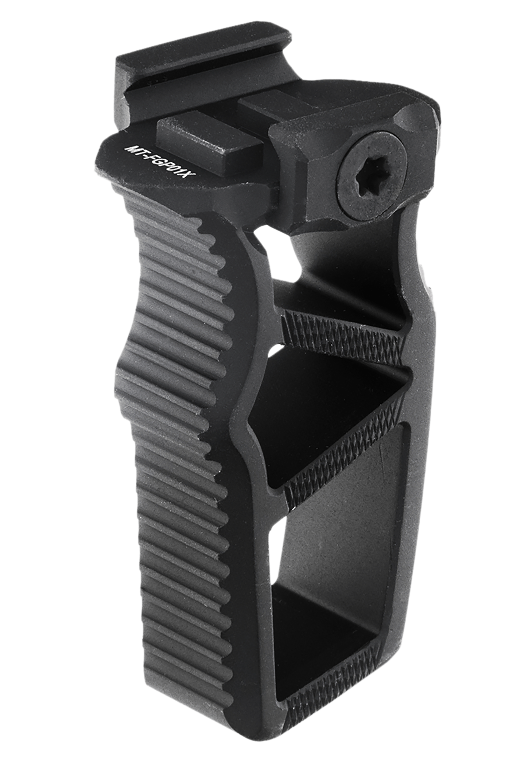 Leapers MTFGP01X Ultra Slim Foregrip  Matte Black Anodized Aluminum