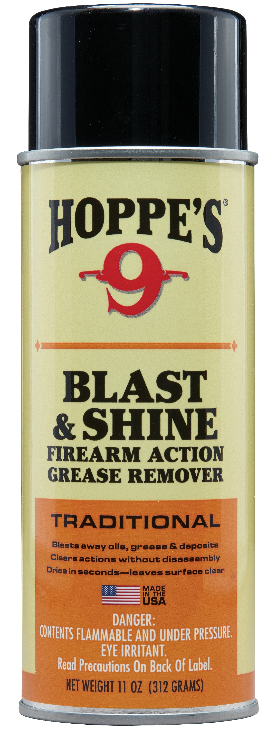 Hoppe's CD1 No. 9 Blast & Shine Removes Dirt Grease Oil 11 oz. Aerosol Can