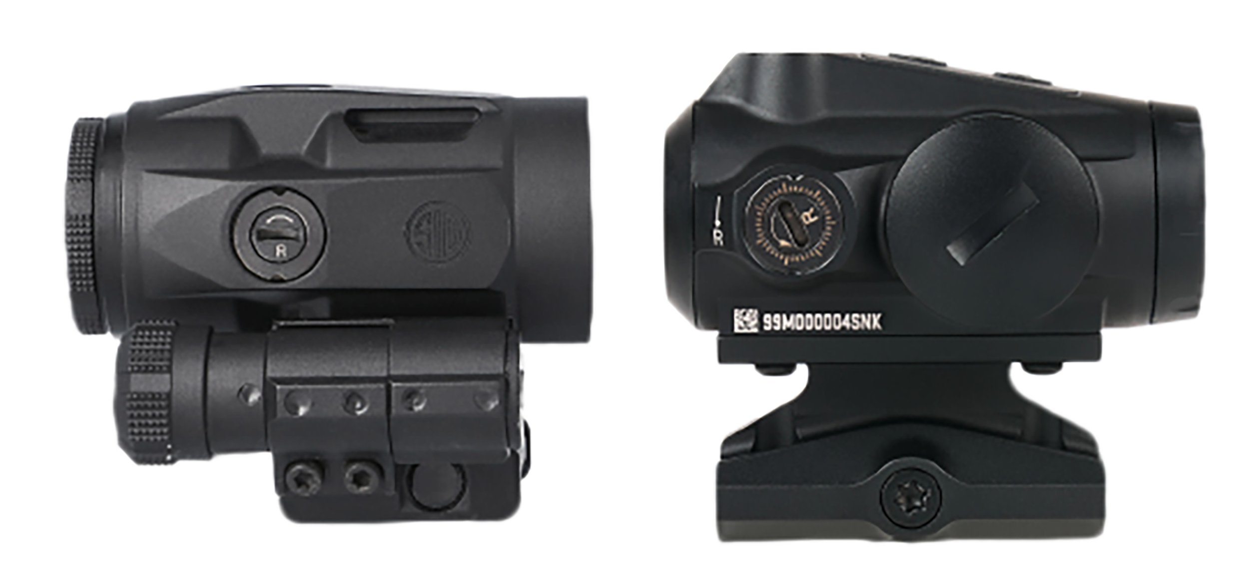 Sig Sauer Electro-Optics SORJ5101 Romeo5 Gen II w/Juliet 3 Magnifier Black 1x20mm/3x22mm, 2 MOA Red Dot/Micro Magnifier