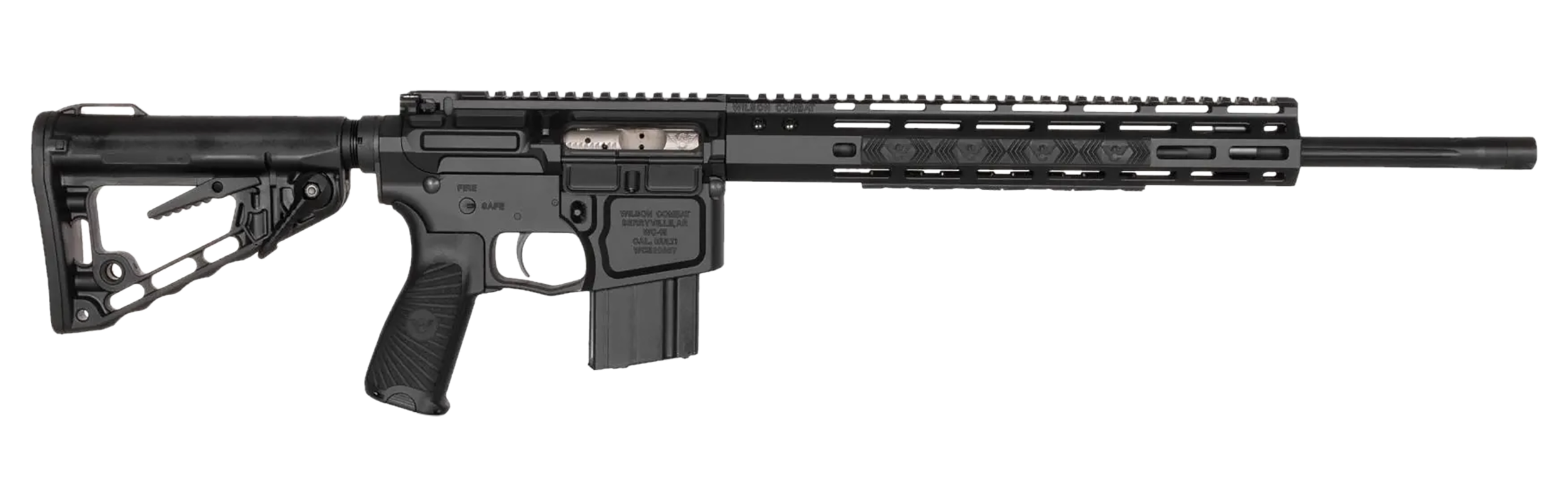 Wilson Combat TH-6A18F7 Tactical Hunter 6mm ARC 18" Fluted Threaded Barrel Black M-LOK Adjustable BCM Starburst Gunfighter Grip