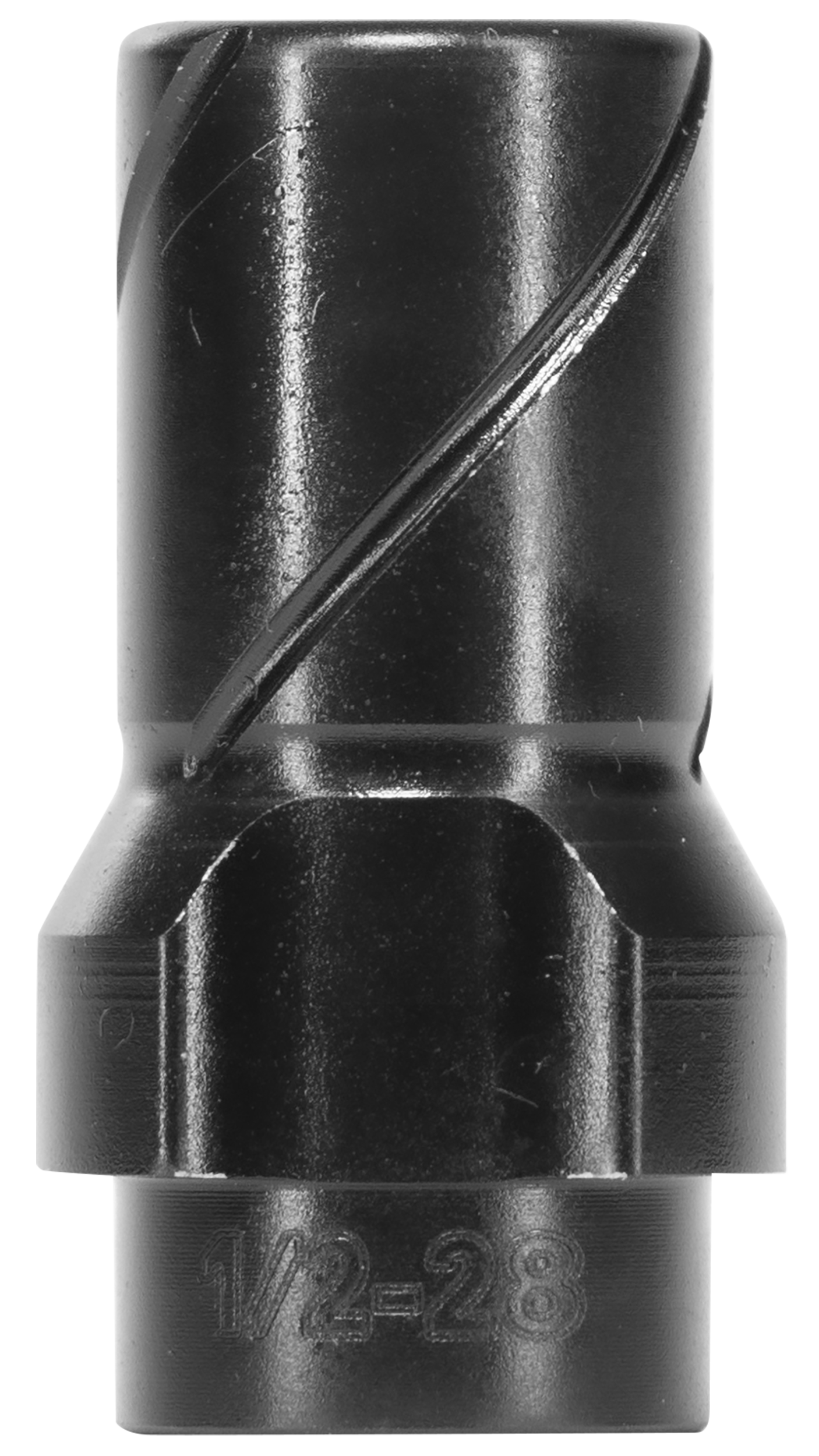 Huxwrx 2291 3-Lug Muzzle Device 9mm Fits 1/2"x28 Black