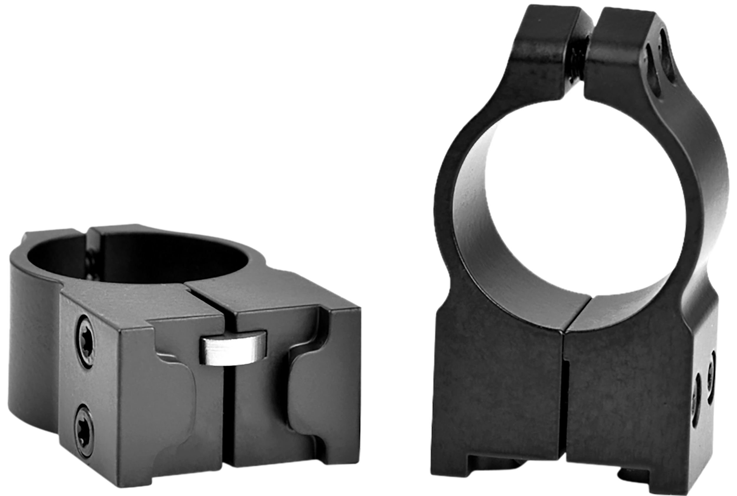 Warne 2R7M Maxima  Matte Black Steel 1" Tube High,  Fits Ruger M77/Hawkeye/Super Redhawk