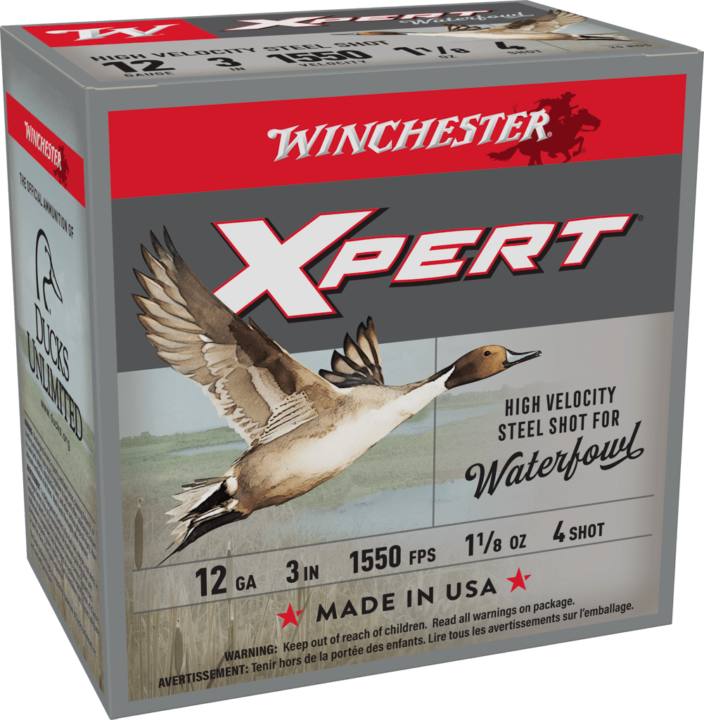 Winchester Ammo WEX1234 Super X Xpert High Velocity 12Gauge 3" 1 1/8oz 4Shot 25 Per Box/10 Case