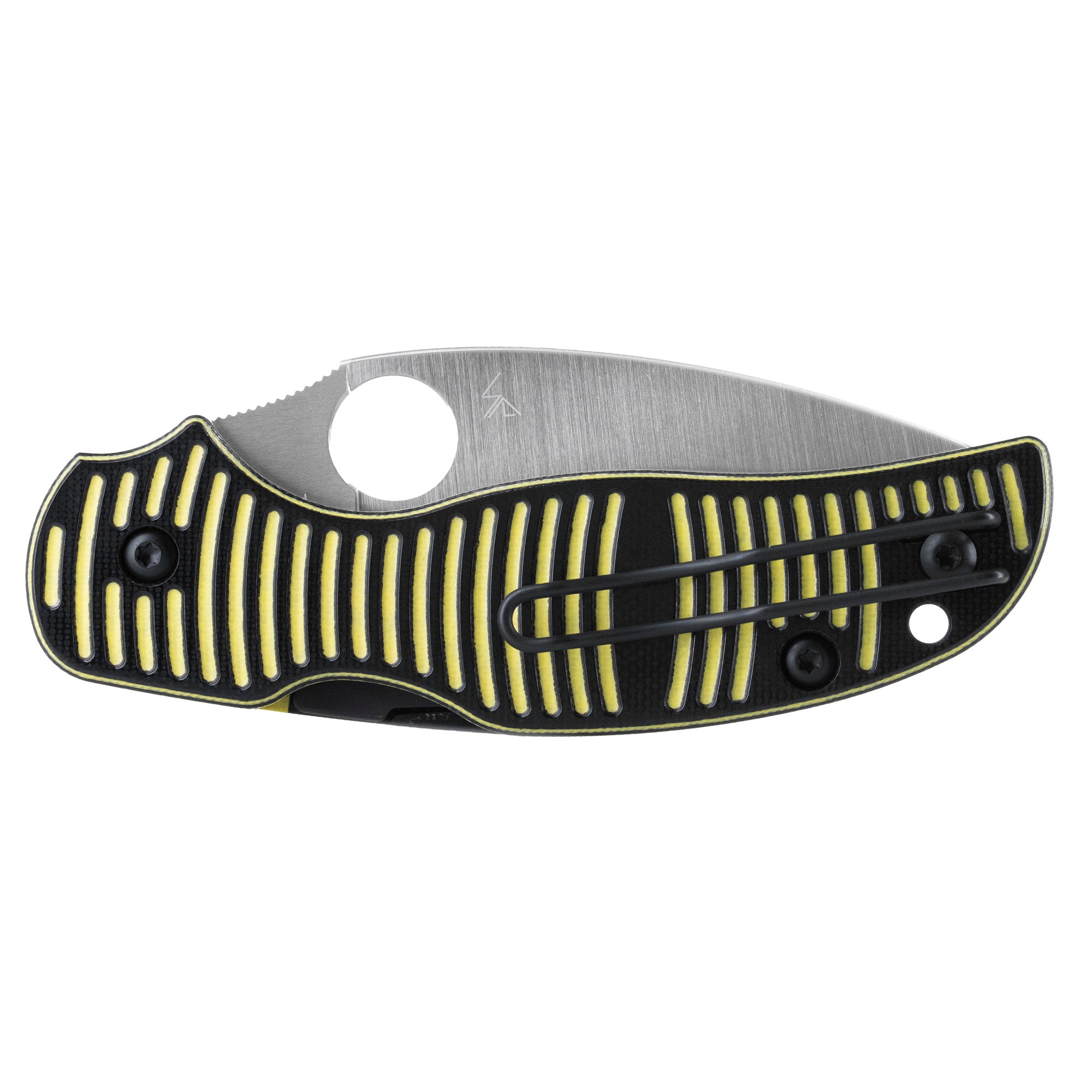 SPYDERCO SAGE 5 SALT 3" YLW/SLV PLN