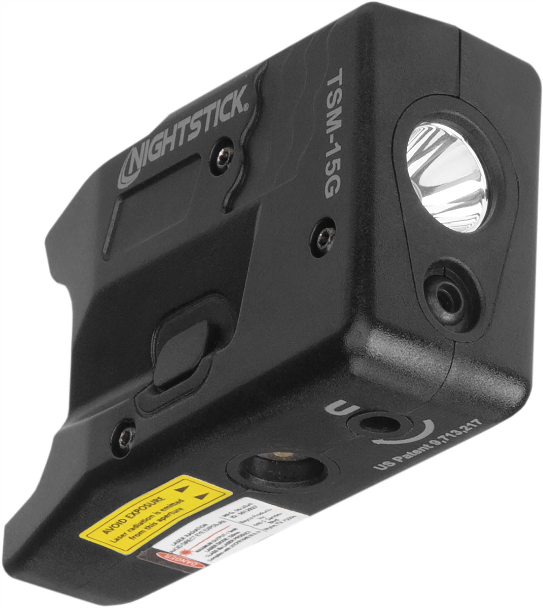 Nightstick TSM15G Light with Green laser for S&W M&P Shield/Shield Plus  Black 150 Lumens White LED