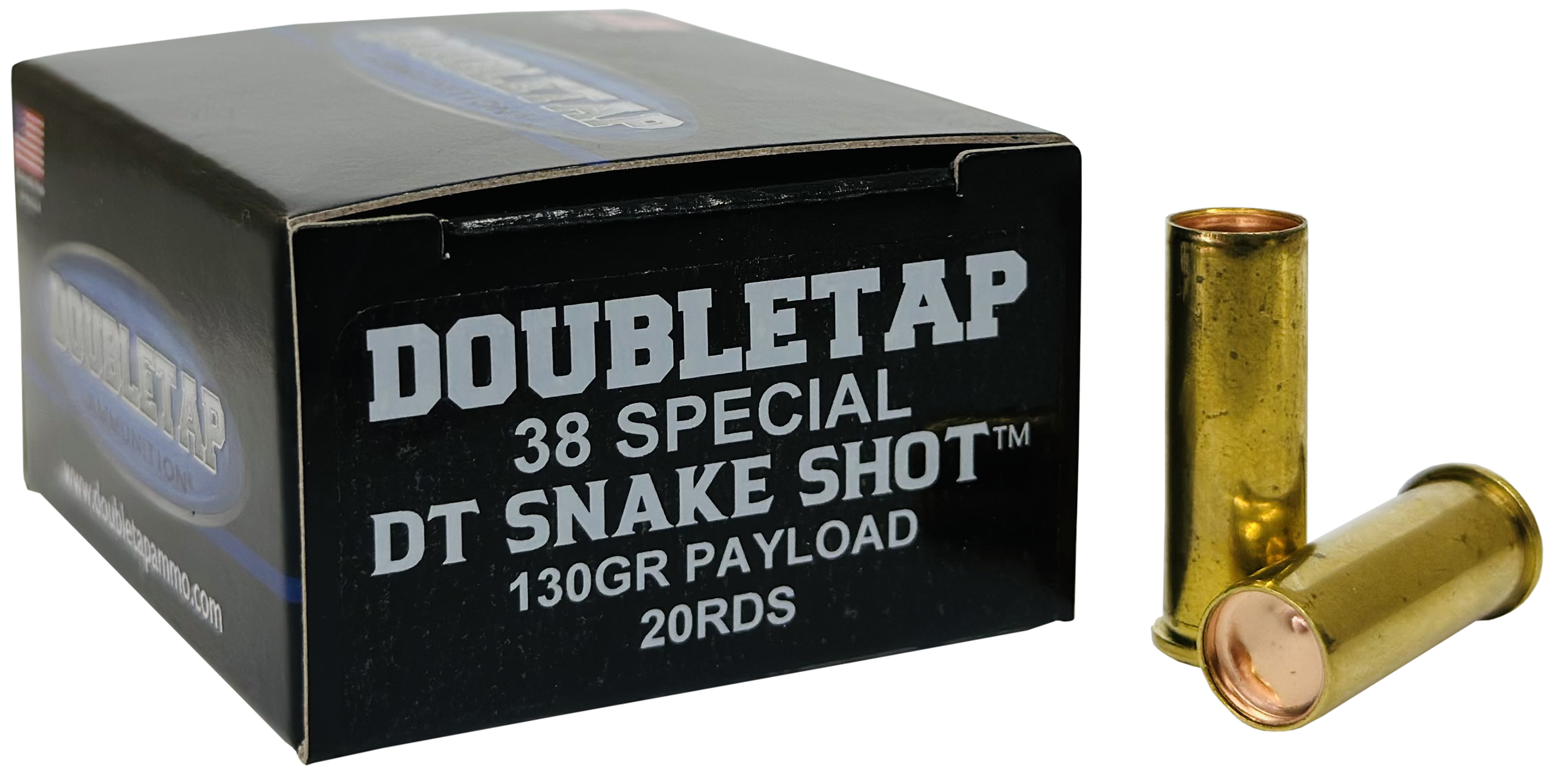 DoubleTap Ammunition 38SPSS2 Snake Shot  38Special 130gr 20 Per Box/50 Case