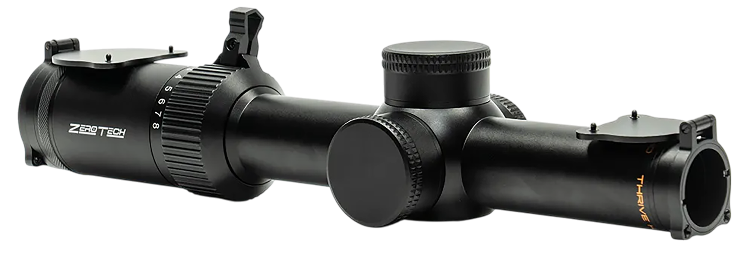 Zero Tech Optics TH1824P4-IR Thrive HD Black 1-8x24mm, 30mm Tube Illuminated PHR 4 Reticle