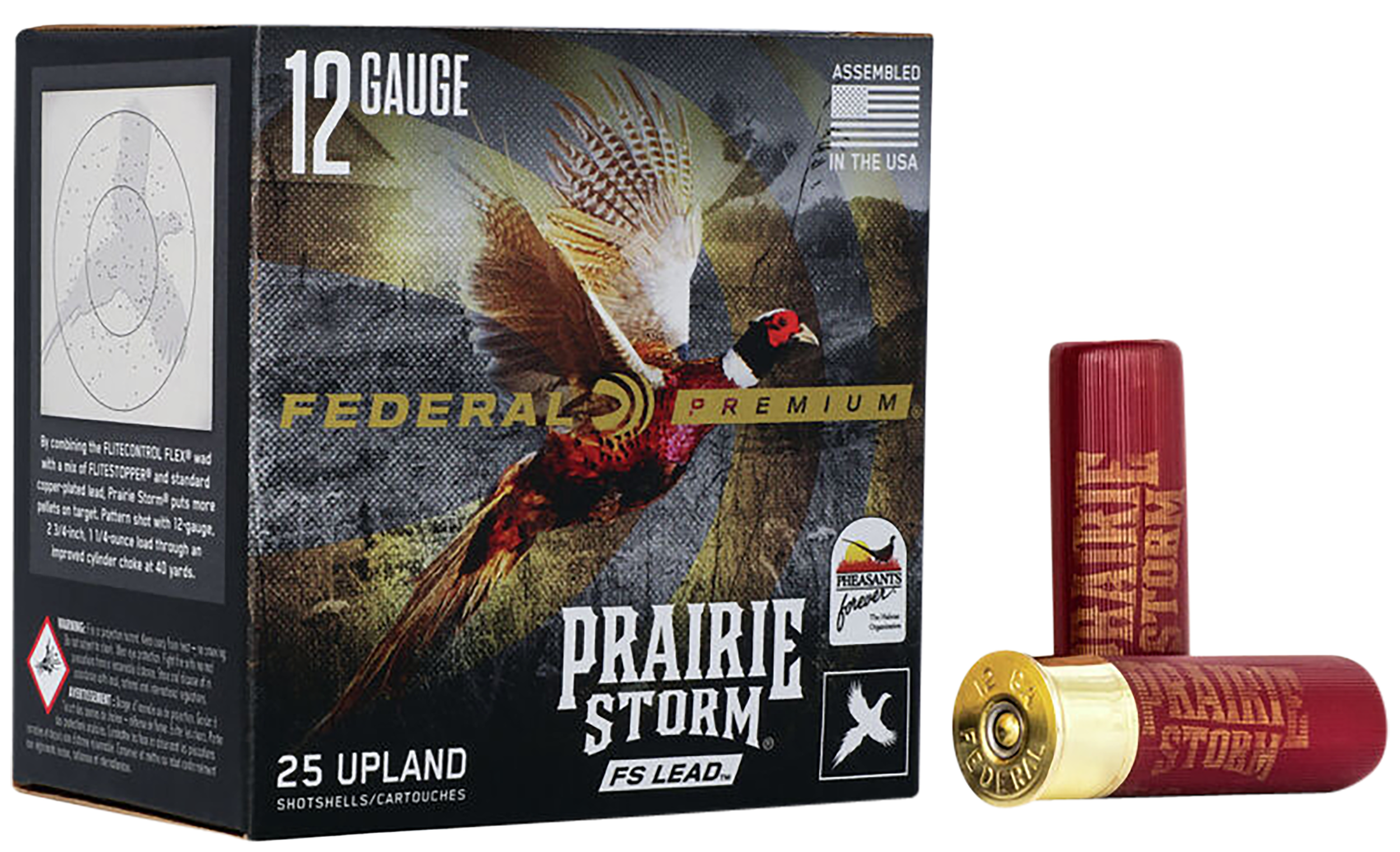 Federal PFX129FS6 Premium Prairie Storm FS 12Gauge 3" 1 5/8oz 6Shot 25 Per Box/10 Case