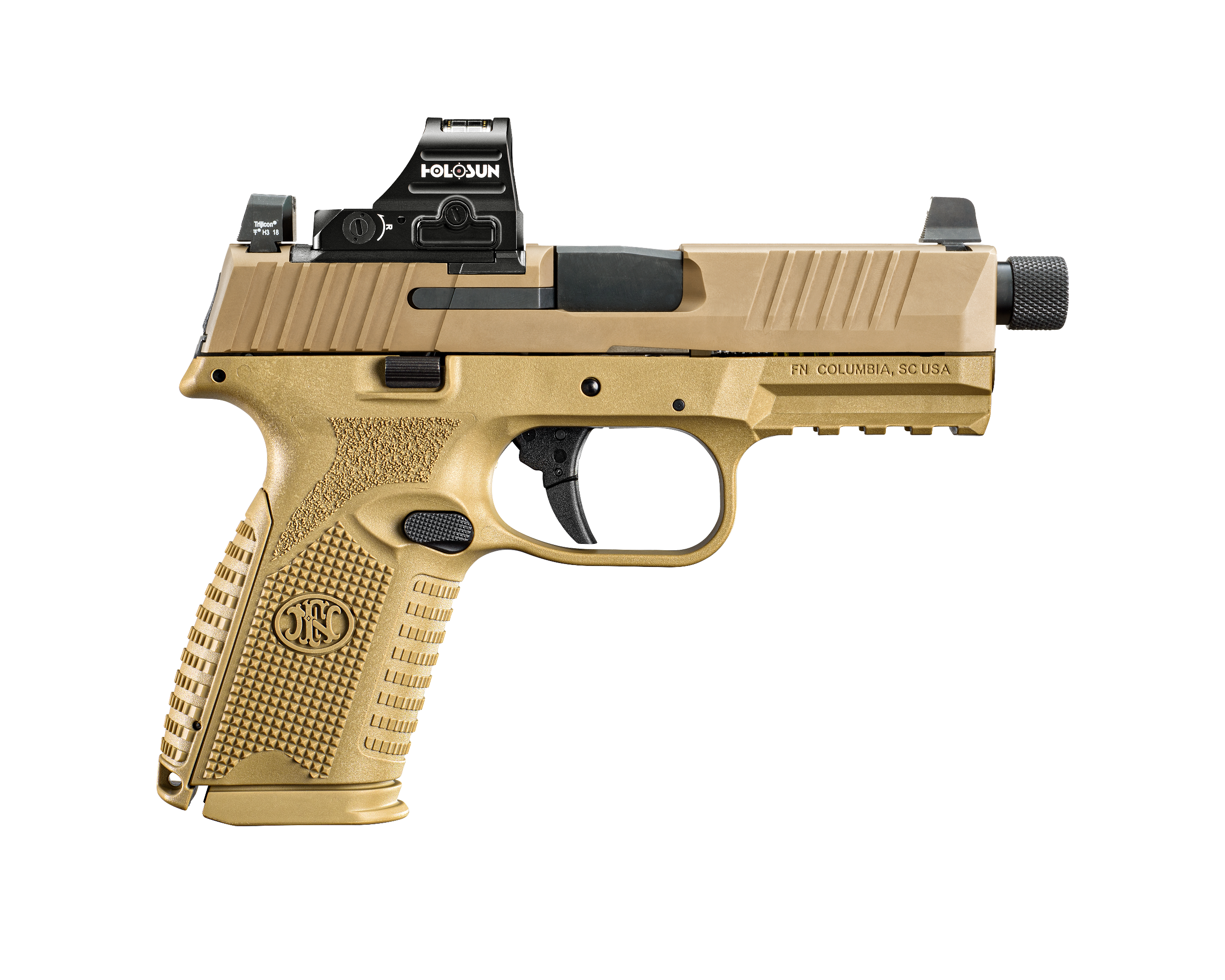 FN 66101938 509M T NMS HOL NS 9MM 15/24R FDE