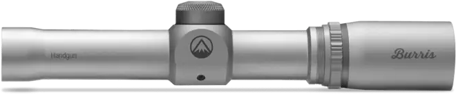 Burris 200229 Handgun Nickel 2x20mm 1" Tube Plex Reticle