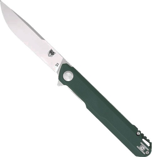 COBRATEC MONARCH 3.5" FOLDER GREEN D2 STEEL W/CLIP