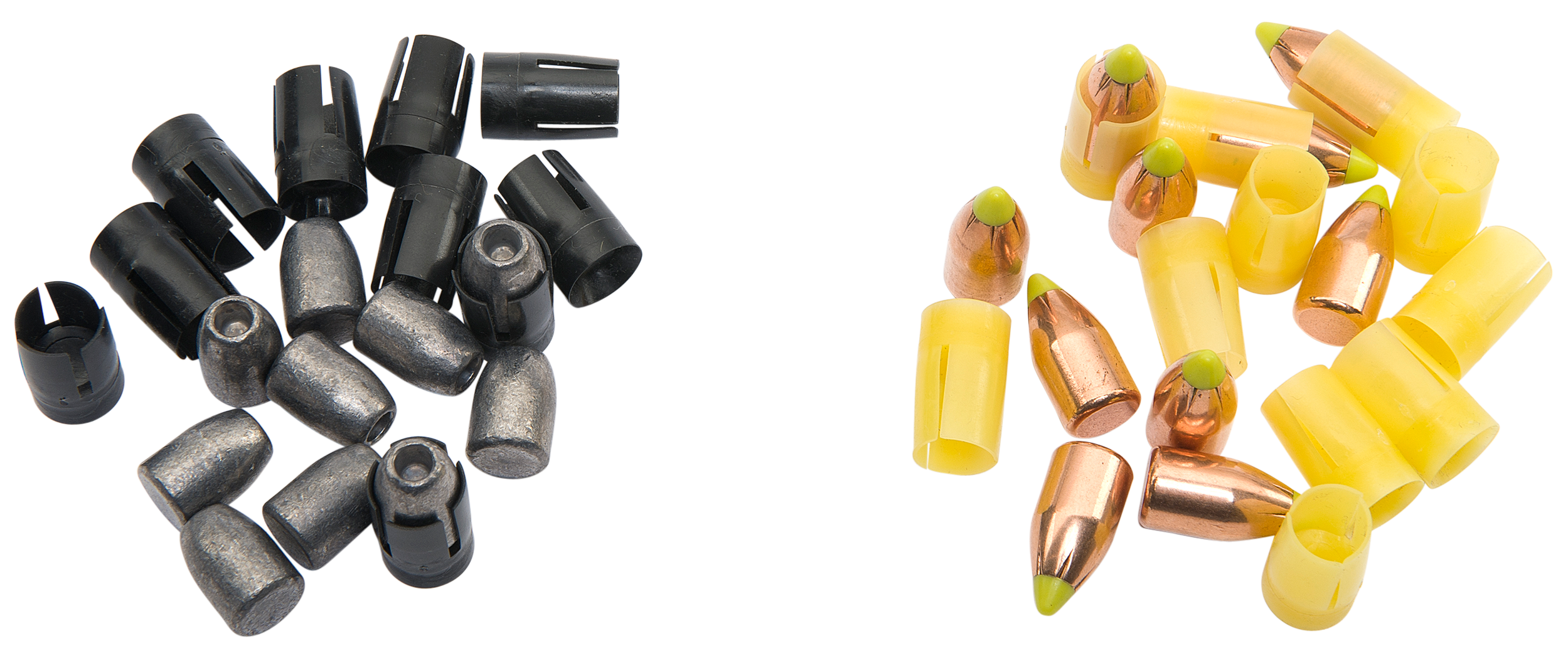 Traditions A1829 Sight-In Combo Pack Muzzleloader Bullets 15 Smackdown 50cal 250gr/ 15 Plinker 50cal 240gr