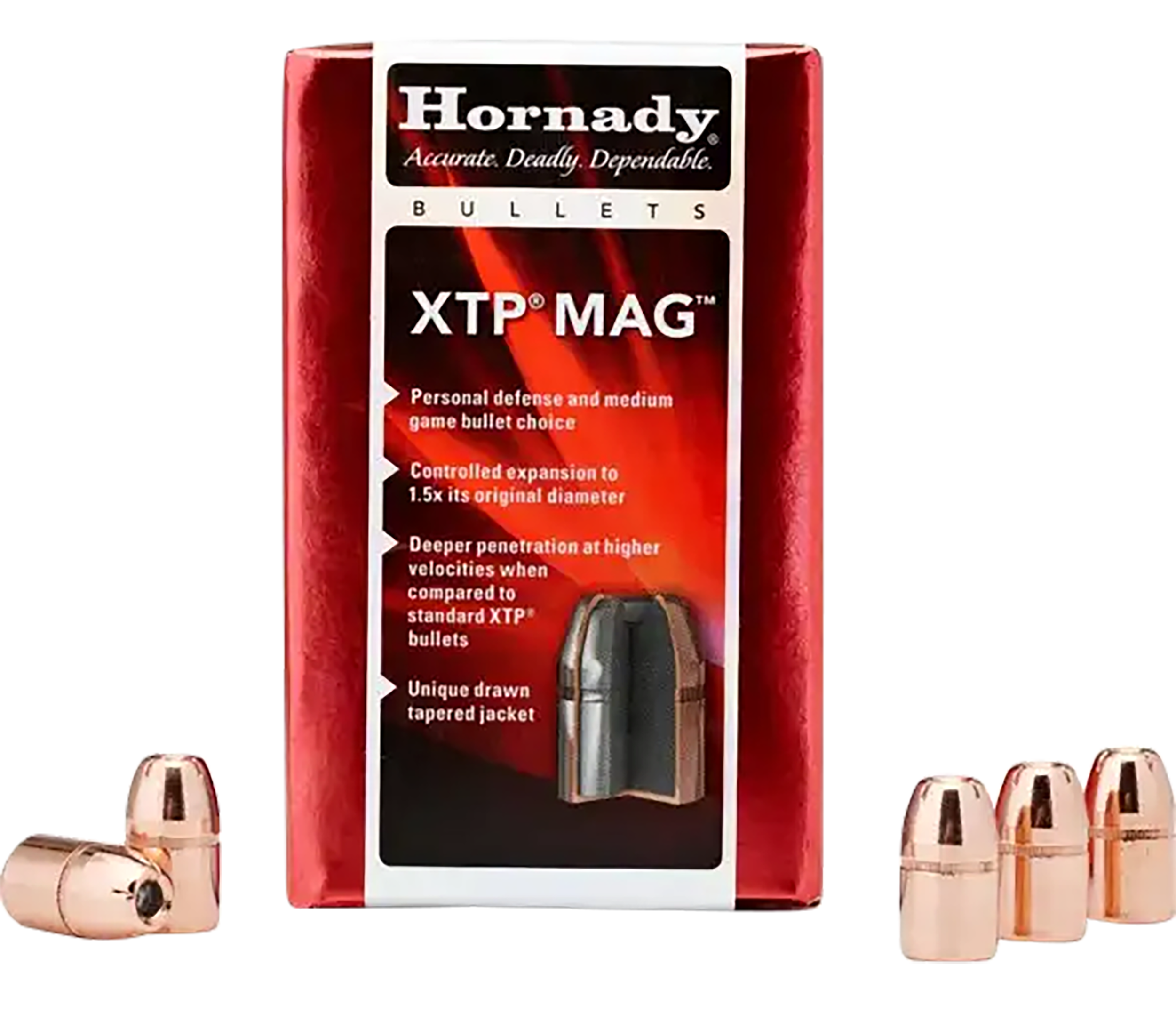 Hornady 45235 XTP Mag 45 Cal .452 300 gr Hollow Point 50 Per Box/ 15 Case