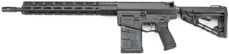 WILSON RECON TACTICAL 308 16" FLUTED Q-COMP 20 RD BLACK