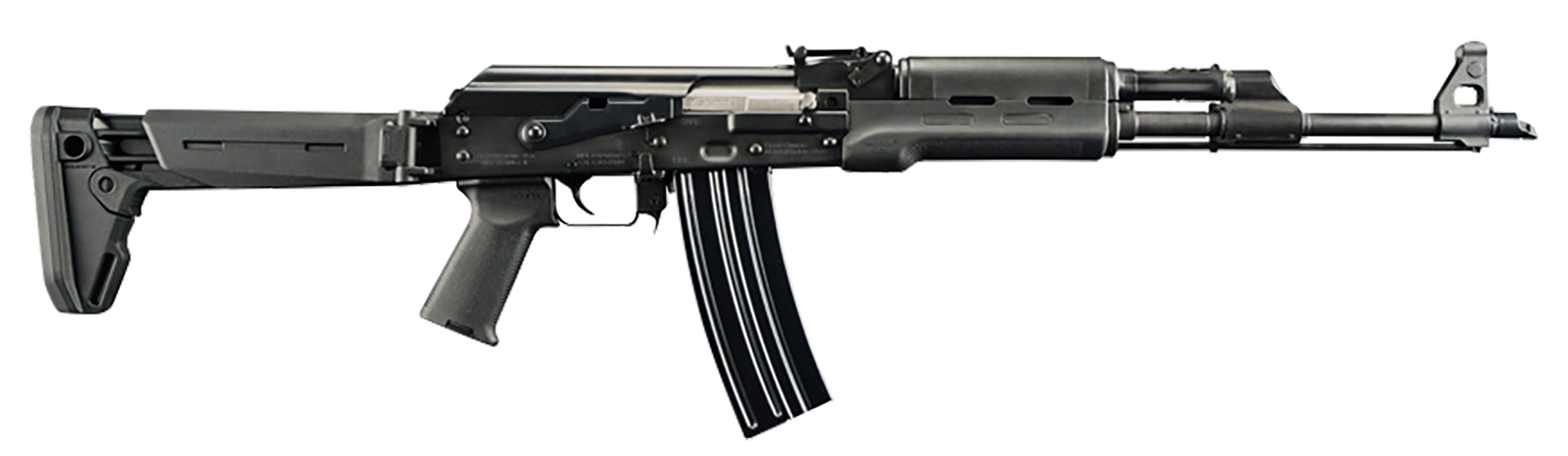 Zastava Arms Usa ZR90556FS ZPAP M90 5.56x45mm NATO 18.25" 30+1, Black, Magpul Furniture, Side Folding Stock, Hogue Handgaurd