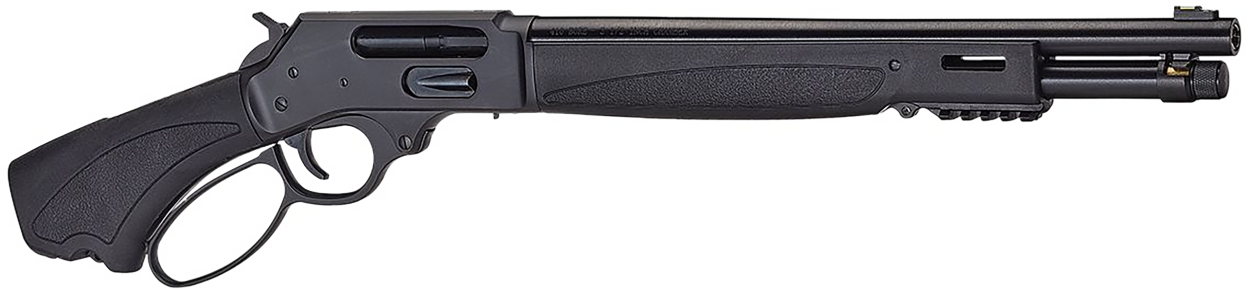 Henry H018XAH410 Axe  5+1 15.14" 410 Bore Blued Steel Barrel, Blued Drilled & Tapped Steel Receiver, Black Fixed Synthetic Stock