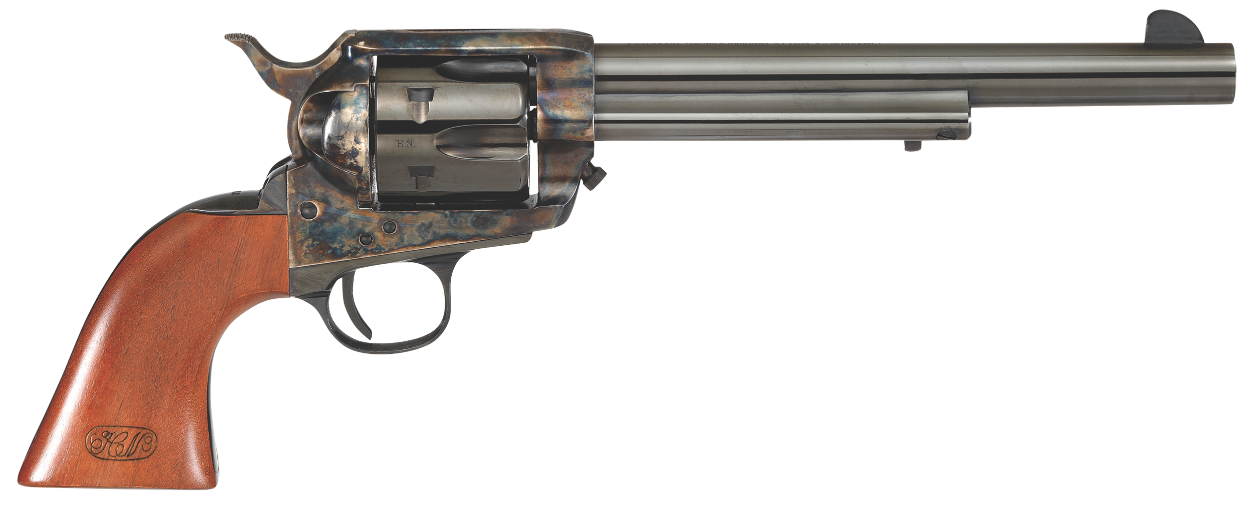 Cimarron PP514M00HN U.S. Calvary Henry Nettleton 45 Colt (LC) 6 Shot, 7.50" Blued Steel Barrel & Cylinder, Color Case Hardened Steel Frame, Walnut Grip, Exposed Hammer