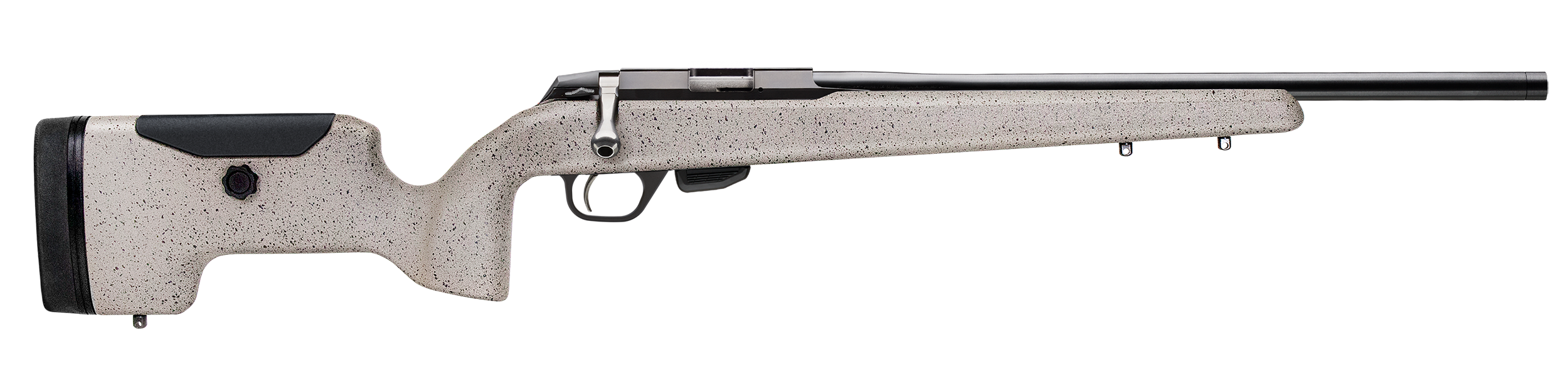 Tikka JRT1XU309SB T1X UPR 17 HMR 10+1 16" Black Threaded Barrel, Black Drilled & Tapped Steel Receiver, Desert Sand Textured Fixed Carbon Fiber/Fiberglass Stock, Right Hand