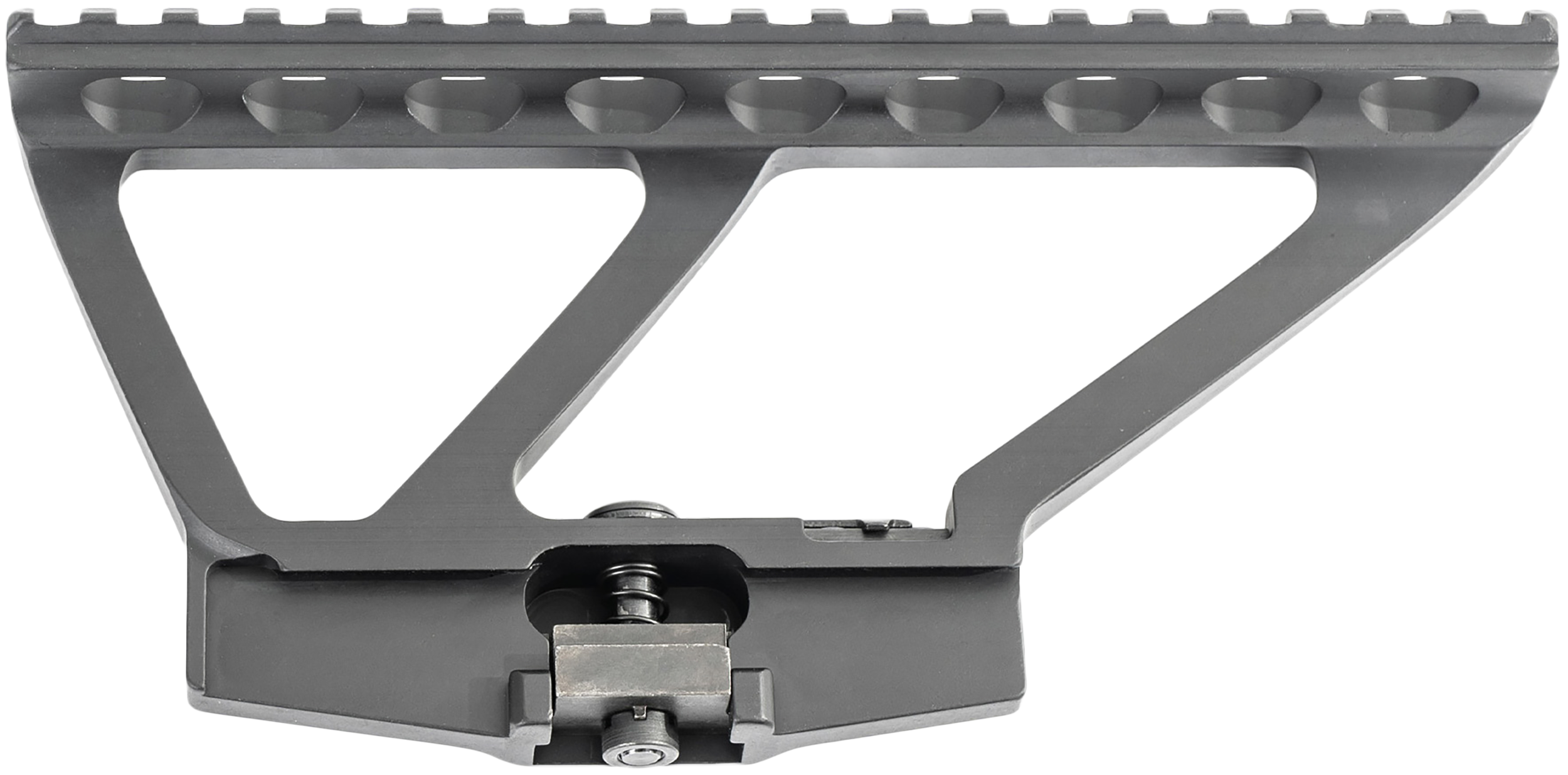 Arsenal SM13 Picatinny Scope Mount  Black Anodized Aluminum, Fits AK-47 Picatinny Rail Mount