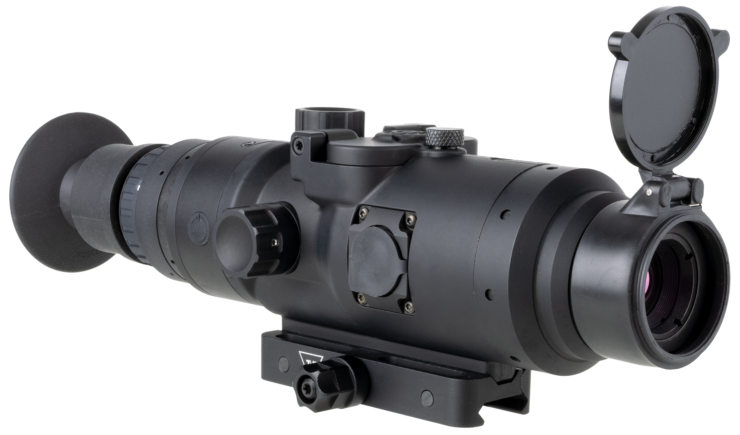 Trijicon EO HUNTER243 IR-Hunter 24-3 Thermal Matte Black 1.2-9.6x 24mm Multi Reticle 1x-8x Zoom, 640x480, 12 Microns, 60Hz Resolution