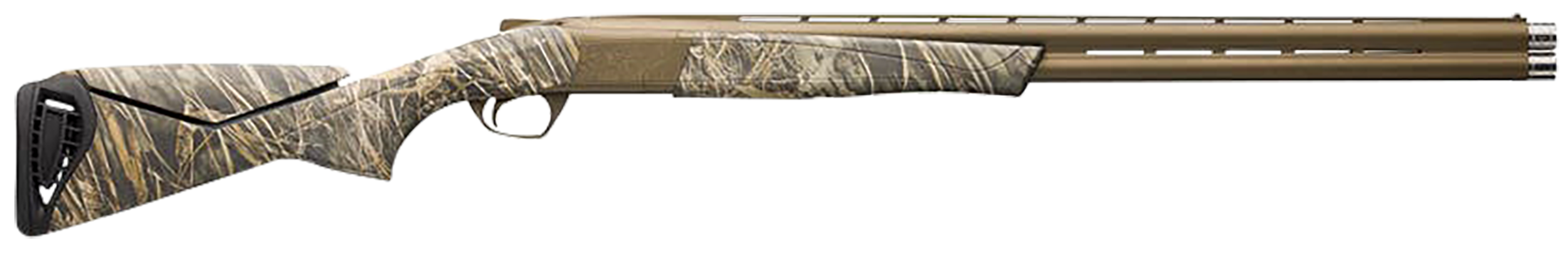 Browning 018729204 Cynergy Wicked Wing 12 Gauge 3.5" 2rd 28"  Burnt Bronze Cerakote Barrel/Camo Design Receiver, Realtree Max-7 Synthetic Stock With Adjustable Comb & Textured Gripping Surface