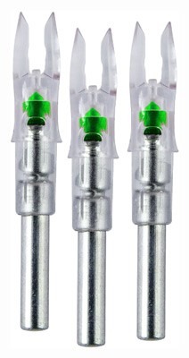 NOCKTURNAL LIGHTED NOCK GT-SERIES GREEN 3/PACK