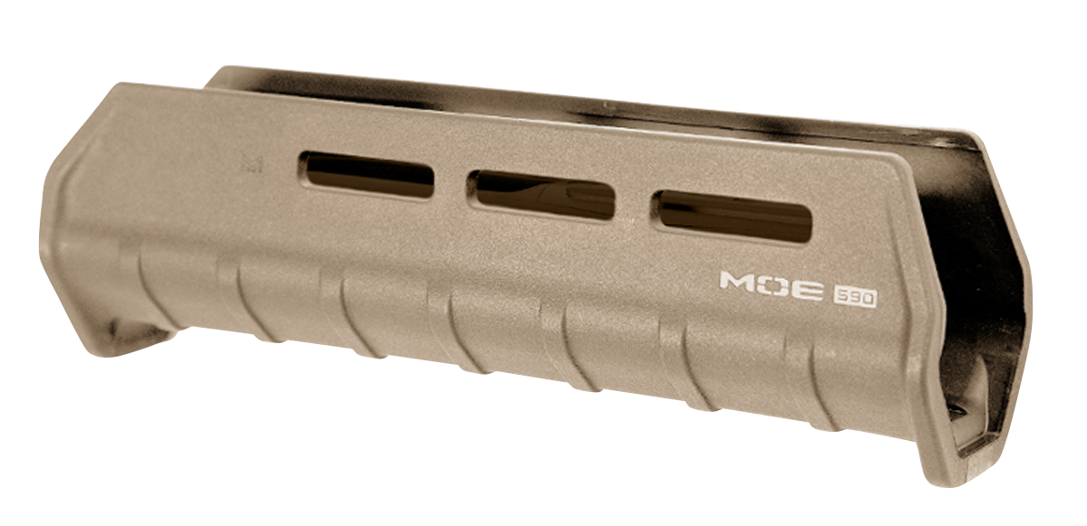 Magpul MAG494-FDE MOE M-LOK Handguard made of Polymer with Flat Dark Earth Finish for Mossberg 590, 590A1
