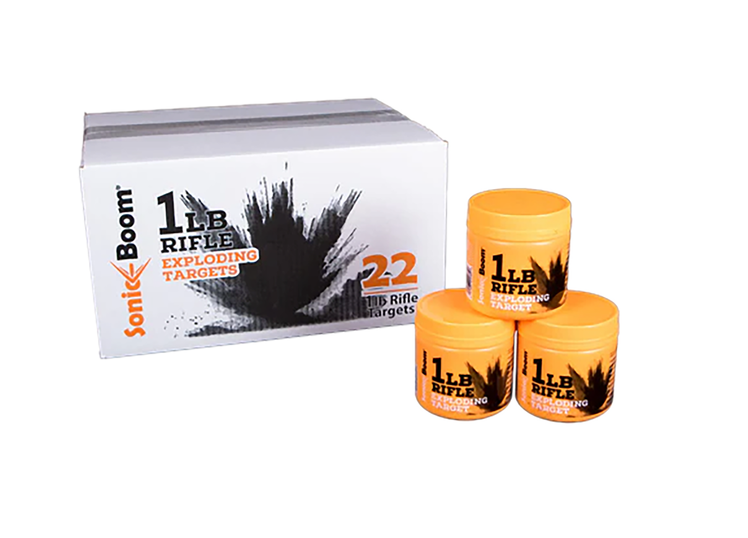 Sonic Boom/jerent SBT0120P   Rifle Exploding Target 1 lb 22 Pack