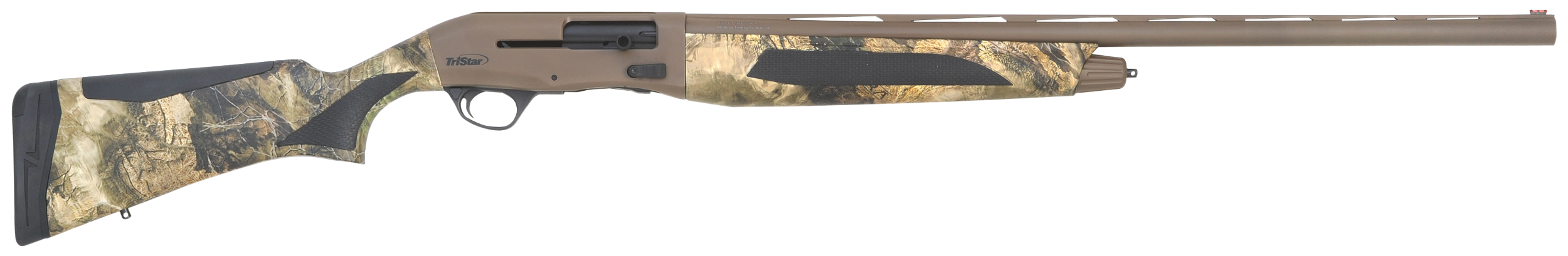 TriStar 24226 Viper G2 Pro 12 Gauge 3" 5+1 28" Flat Dark Earth Barrel/Receiver, Mossy Oak Terra Bayou Stock, Oversized Controls, Includes 3 MobilChoke
