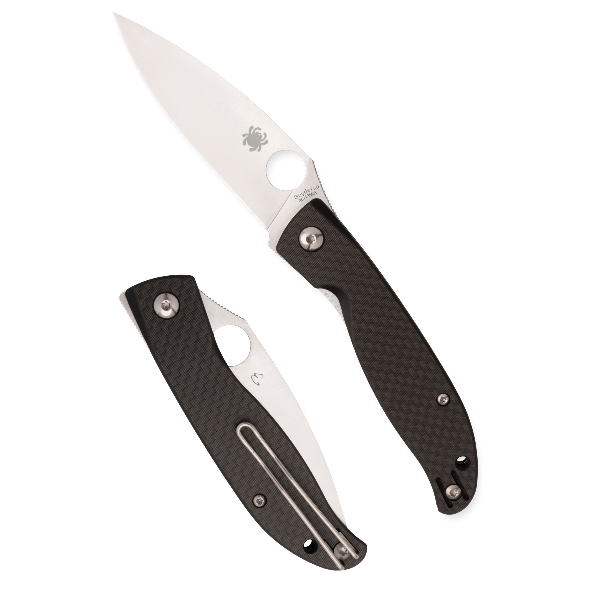Spyderco Mantra 4 3.34" Carbon Fiber Folding Knife