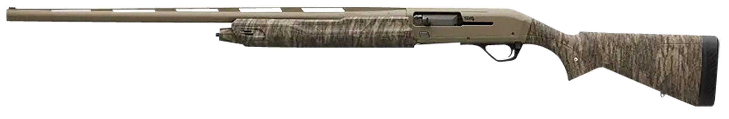 Winchester Repeating Arms 511311291 SX4 Hybrid Hunter 12 Gauge 3.5" 4+1 2.75" 26", FDE Cerakote Barrel/Rec, Mossy Oak Bottomland Furniture, TruGlo Fiber Optic Sight Left Hand