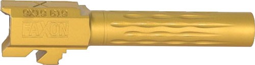 FAXON FITS GLOCK 19 BARREL 9MM FLAME FLUTED NON THREADED TIN!