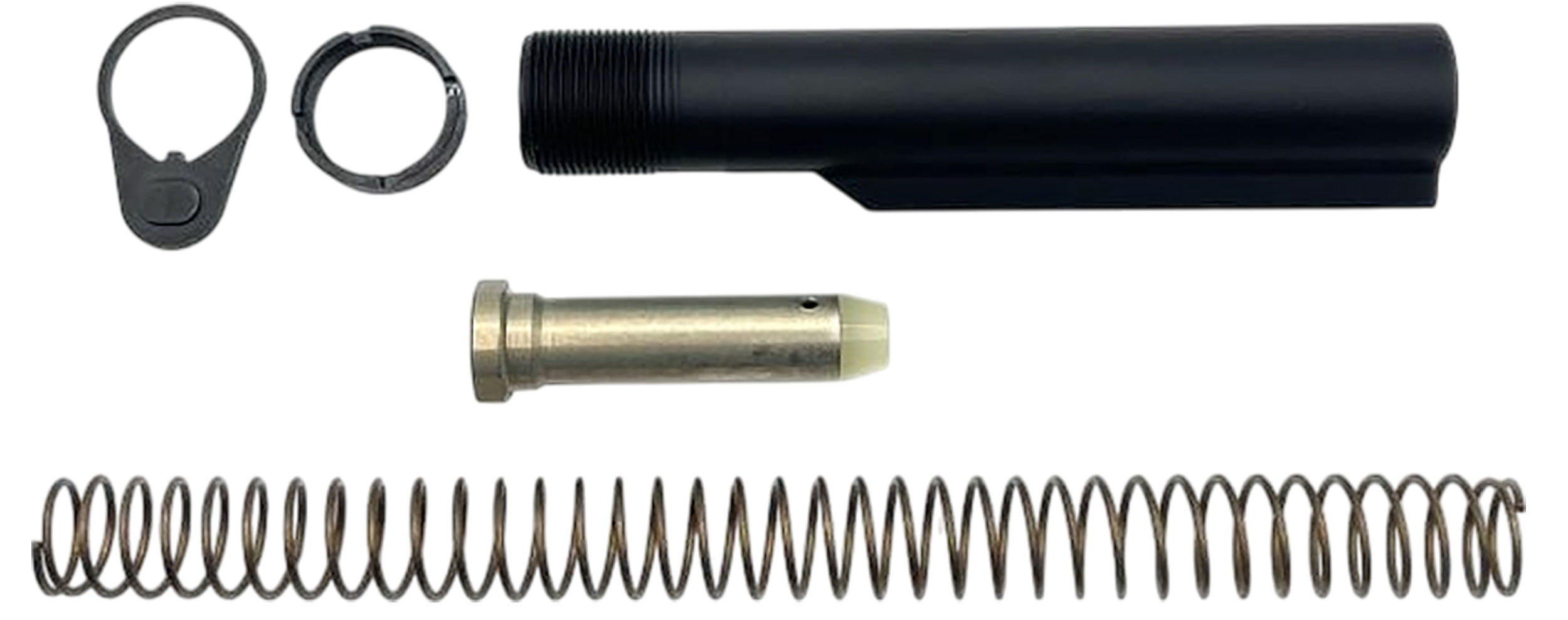 LBE Unlimited H3BUFKT  Buffer Tube Kit Black AR-Style