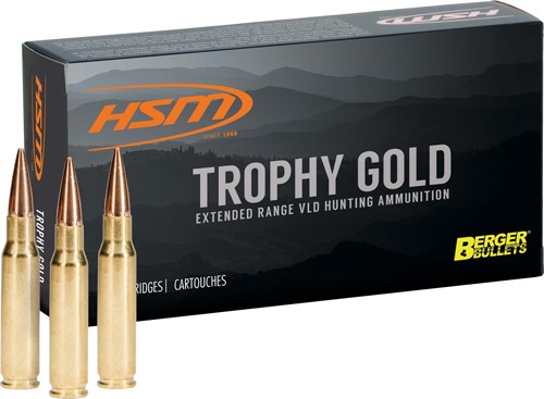 HSM TROPHY GOLD 6.5 PRC 130GR BERGER VLD 20RD 25BX/CS